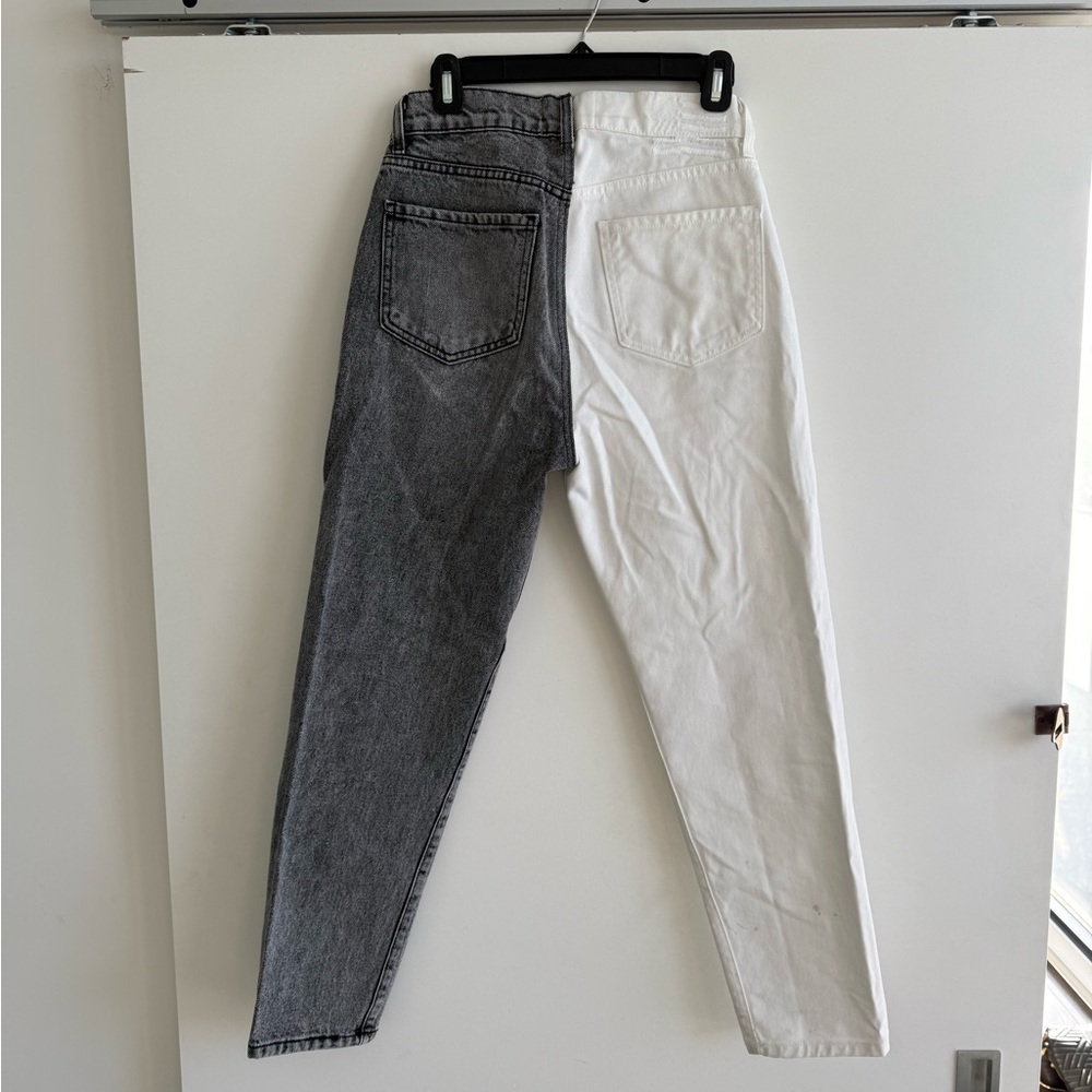 Two toned revice denim